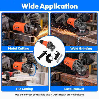 Khaitan Power Angle grinder KI AG4 HD 115MM-1050W