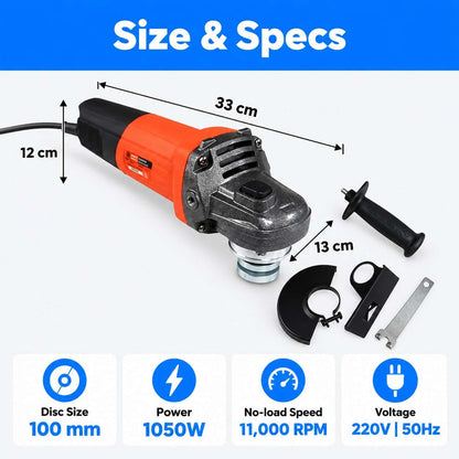 Khaitan Power KI AG4 HD 100MM Angle grinder