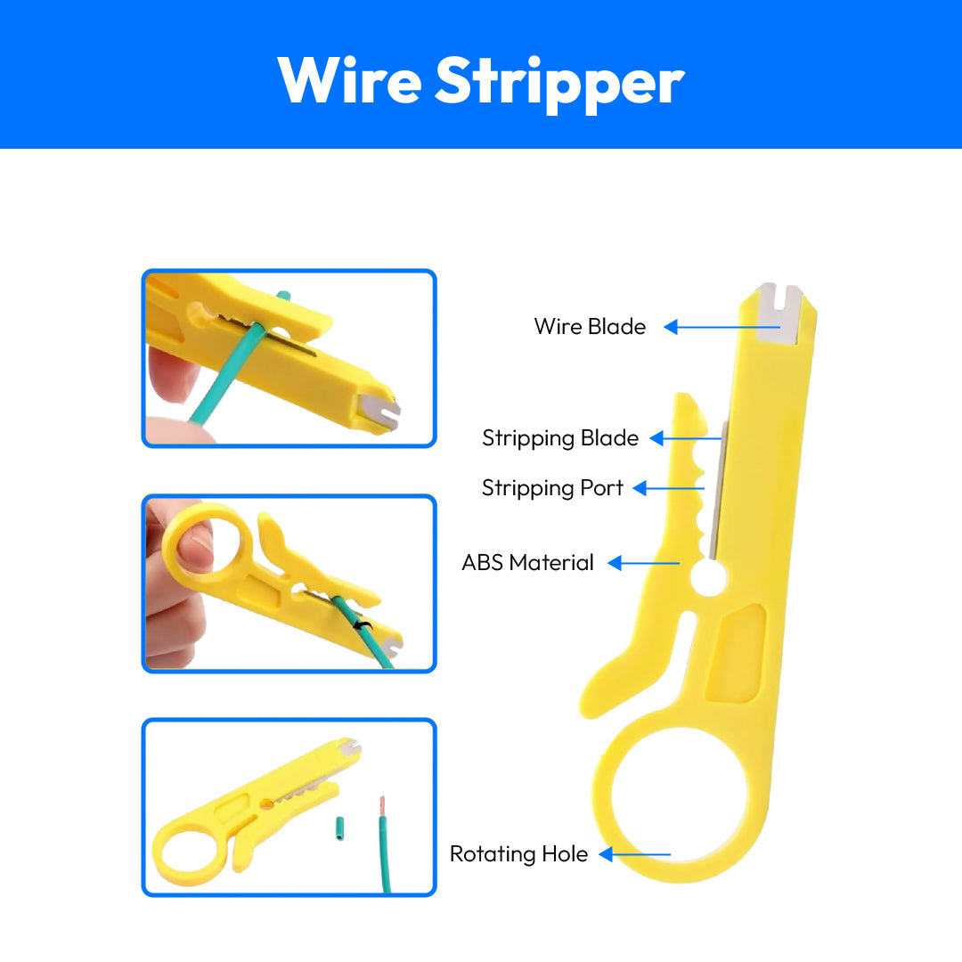 Cable Crimping Tool LAN Cutter RJ45/ RJ11