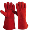 Leather Welding Hand Gloves-Multicolour
