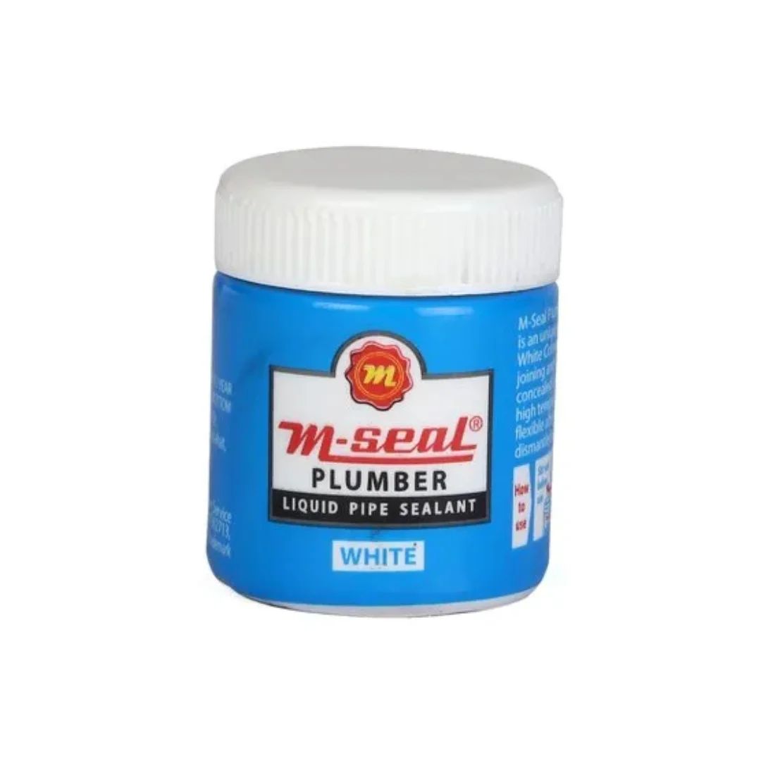 M-Seal Plumber Liquid Pipe Sealant White (safeda)