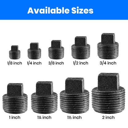 MS Male Plug Pipe Fitting Threaded BSP Pipe Fitting