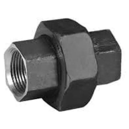 Implemental MS Union Pipe Fitting Threaded BSP Forged - 1