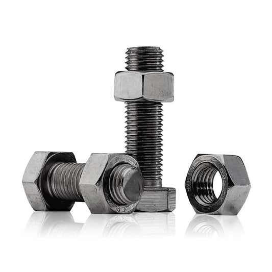 Mild Steel Nuts & Bolts 5/8 INCH (Pack of 5pcs)