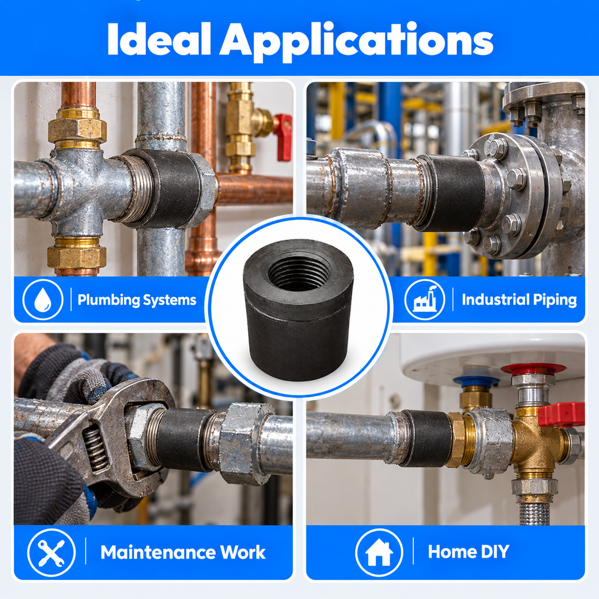 MS Reducing Socket Female Threaded BSP Pipe Fitting