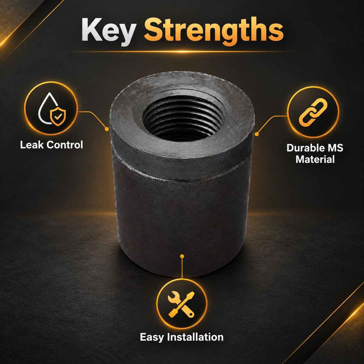 MS Reducing Socket Female Threaded BSP Pipe Fitting