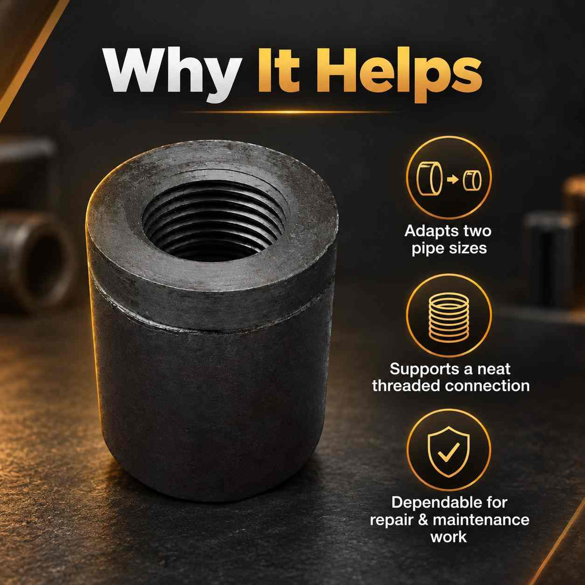 MS Reducing Socket Female Threaded BSP Pipe Fitting