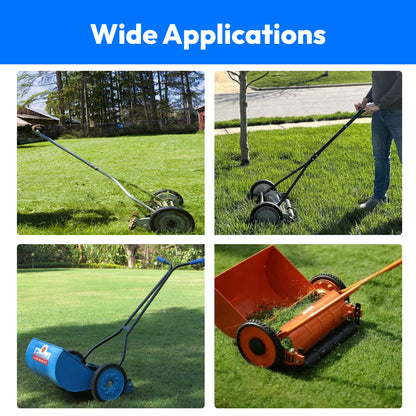 Manual Lawn mower Grass Cutting Machine Rubber Wheel(Set of 2)
