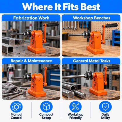 Manual Hand Bench Grinder For Multi Tasking Tool Machine-6Inch