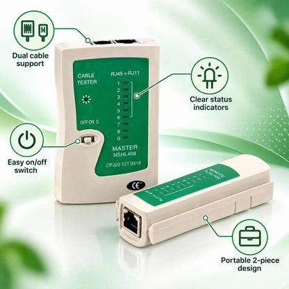 Network Cable Tester Lan & Cable Tester RJ45 & RJ11