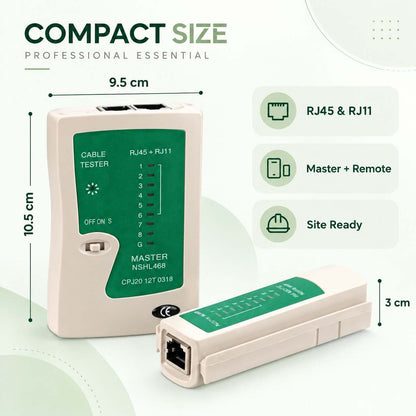 Network Cable Tester Lan & Cable Tester RJ45 & RJ11
