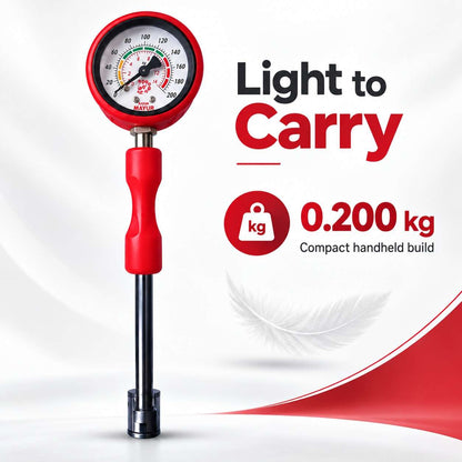 Implemental Mayur Air Pressure Gauge 200PSI - 1