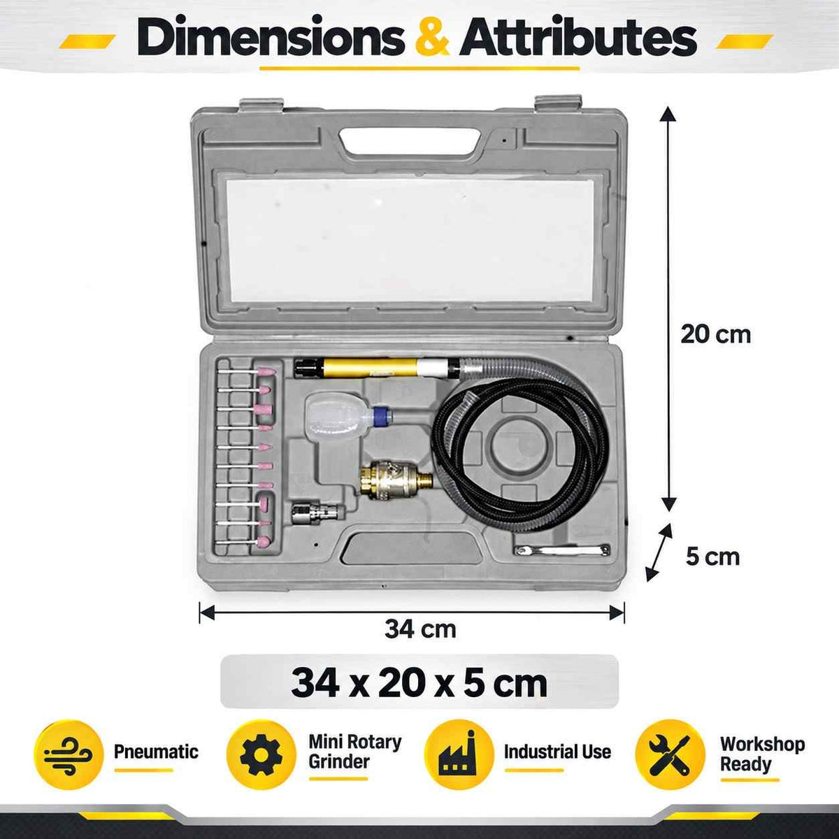 Mini Air Pneumatic Die Micro Grinding Rotary-AT-3170-AT-3180