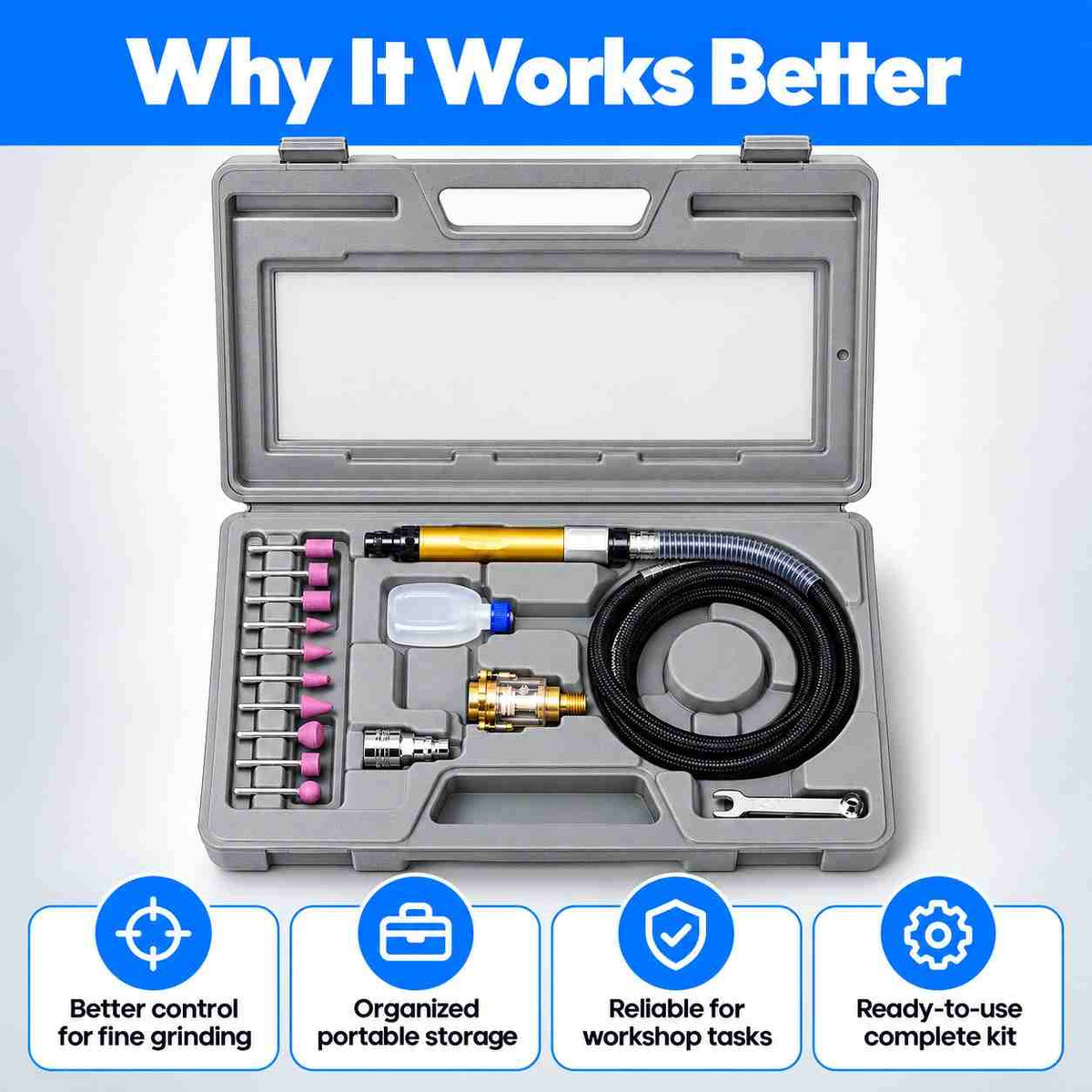Mini Air Pneumatic Die Micro Grinding Rotary-AT-3170-AT-3180