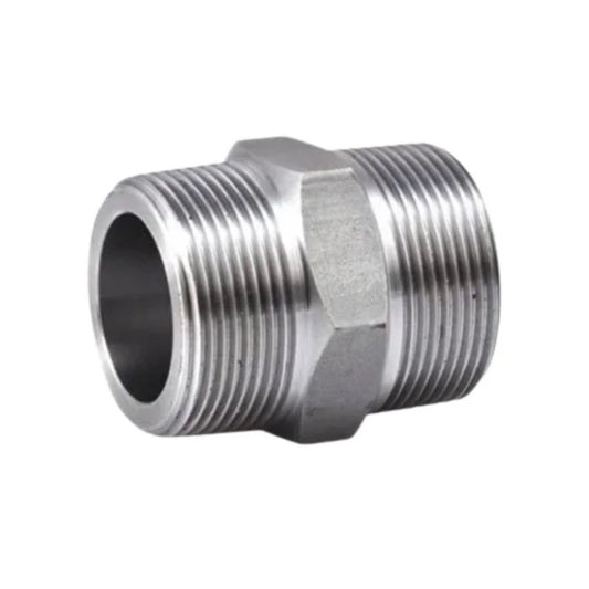 GI Screwed Hex Nipple Pipe Quick Connector-1/2 X 1/2Inch