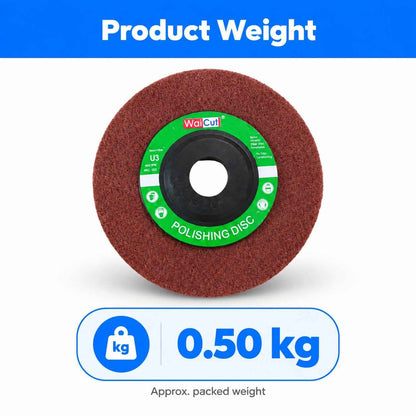 Implemental Nylon Fiber Buffing Disc 4 inch x 1/2 Inch - 1