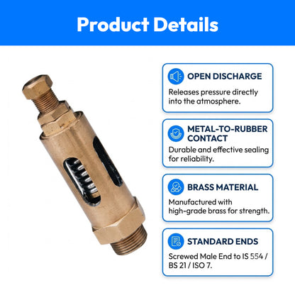 Open type Bronze Spring Release Safety Valve