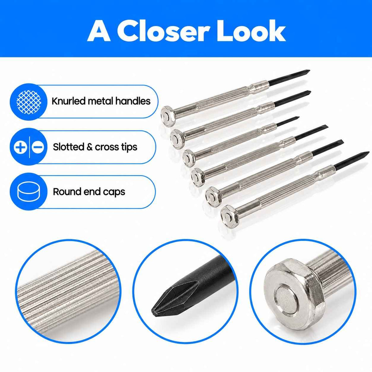 PRECISION SCREWDRIVER SET (6PCS)