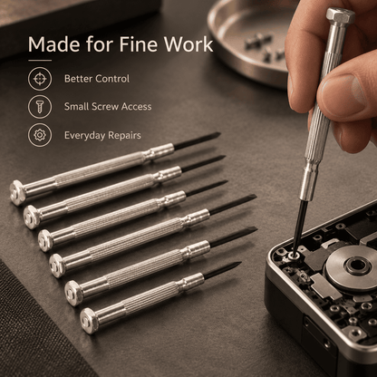PRECISION SCREWDRIVER SET (6PCS)