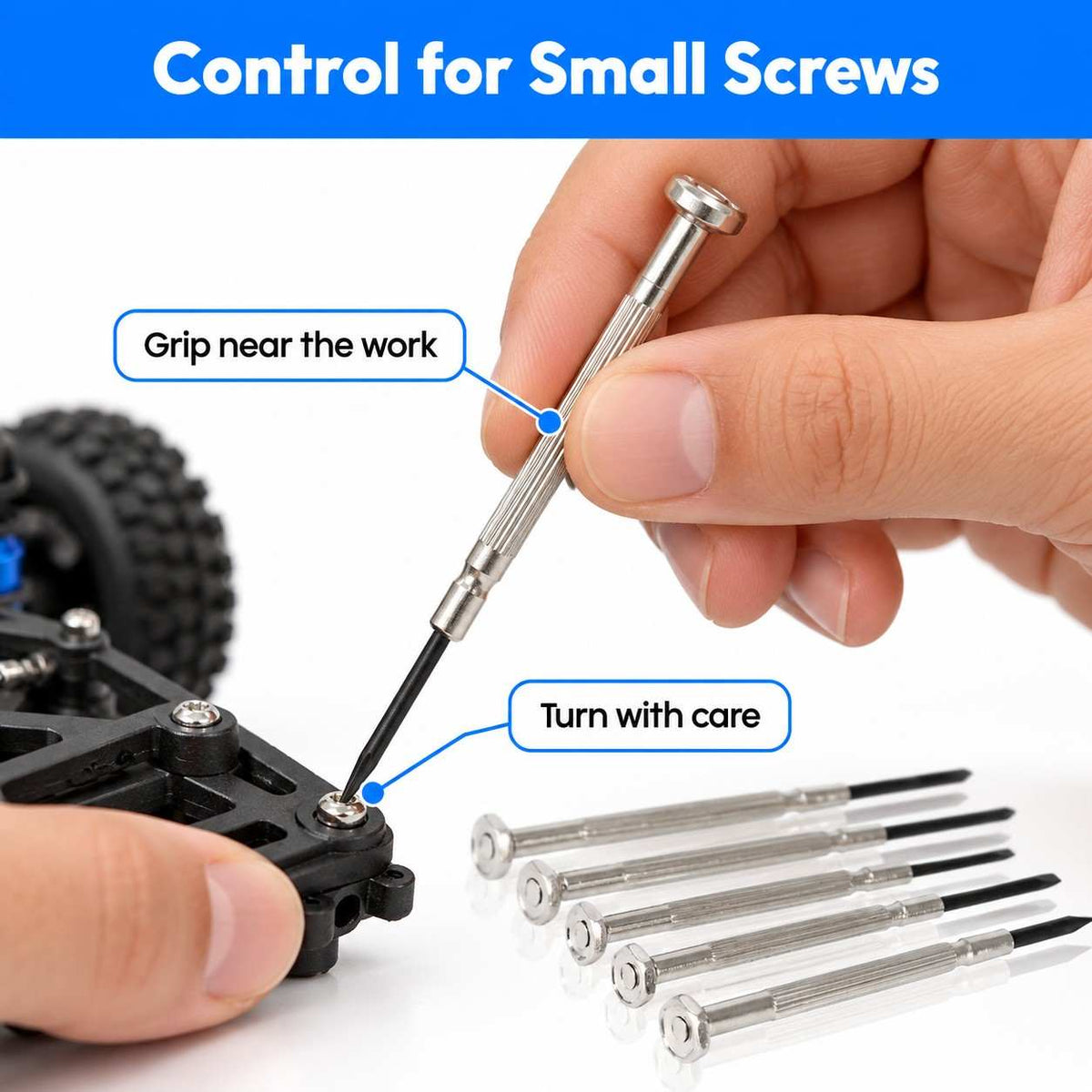 PRECISION SCREWDRIVER SET (6PCS)