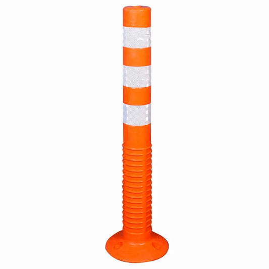 PVC Spring Parking Post Barrier 30 INCH