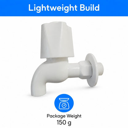 PVC Plastic Bibcock Water Tap-15mm