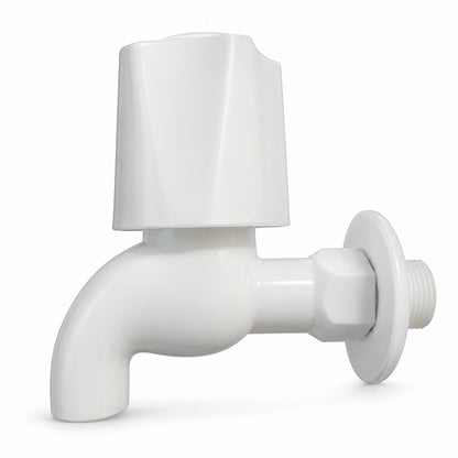 PVC Plastic Bibcock Water Tap-15mm