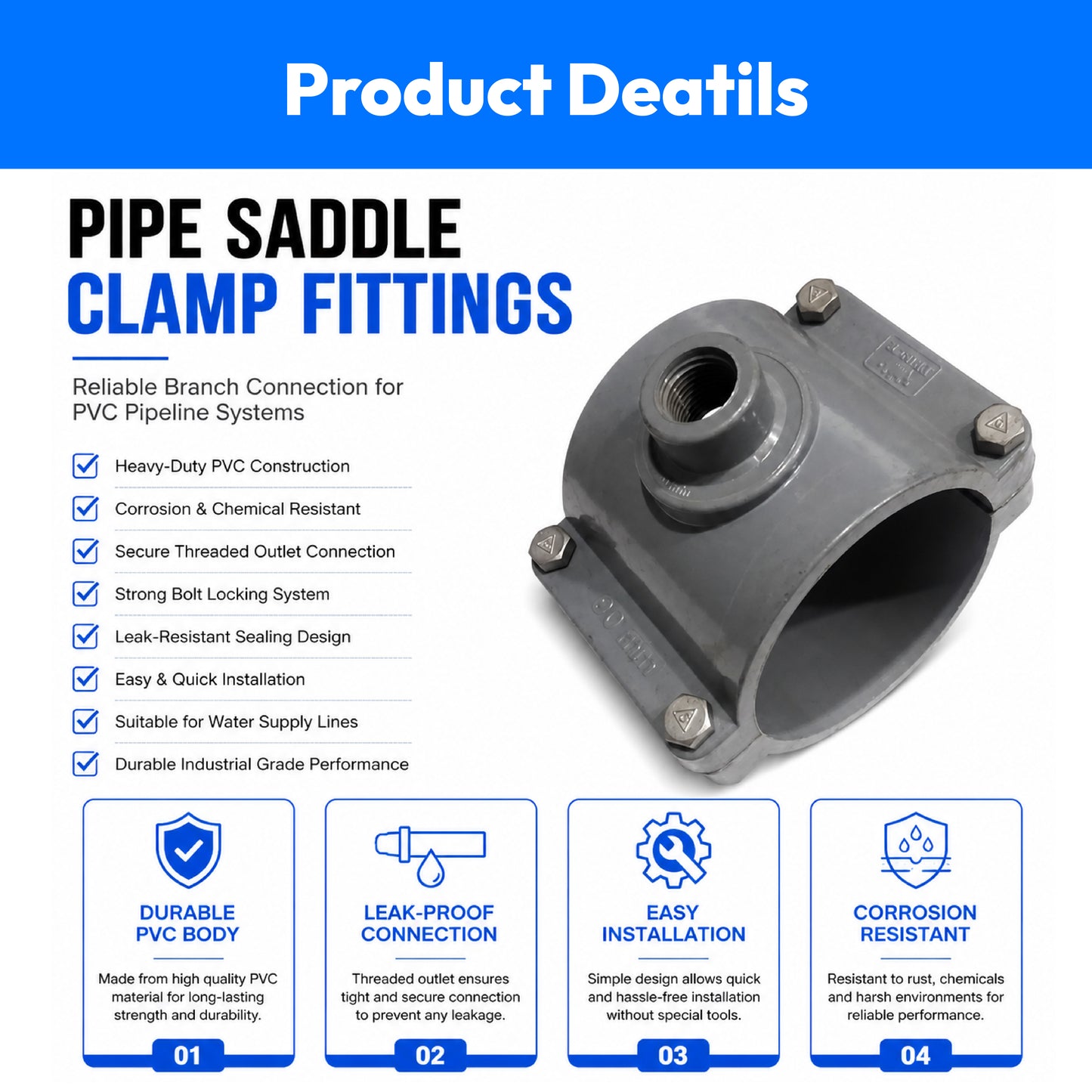 Pipe Saddle Clamp Fittings