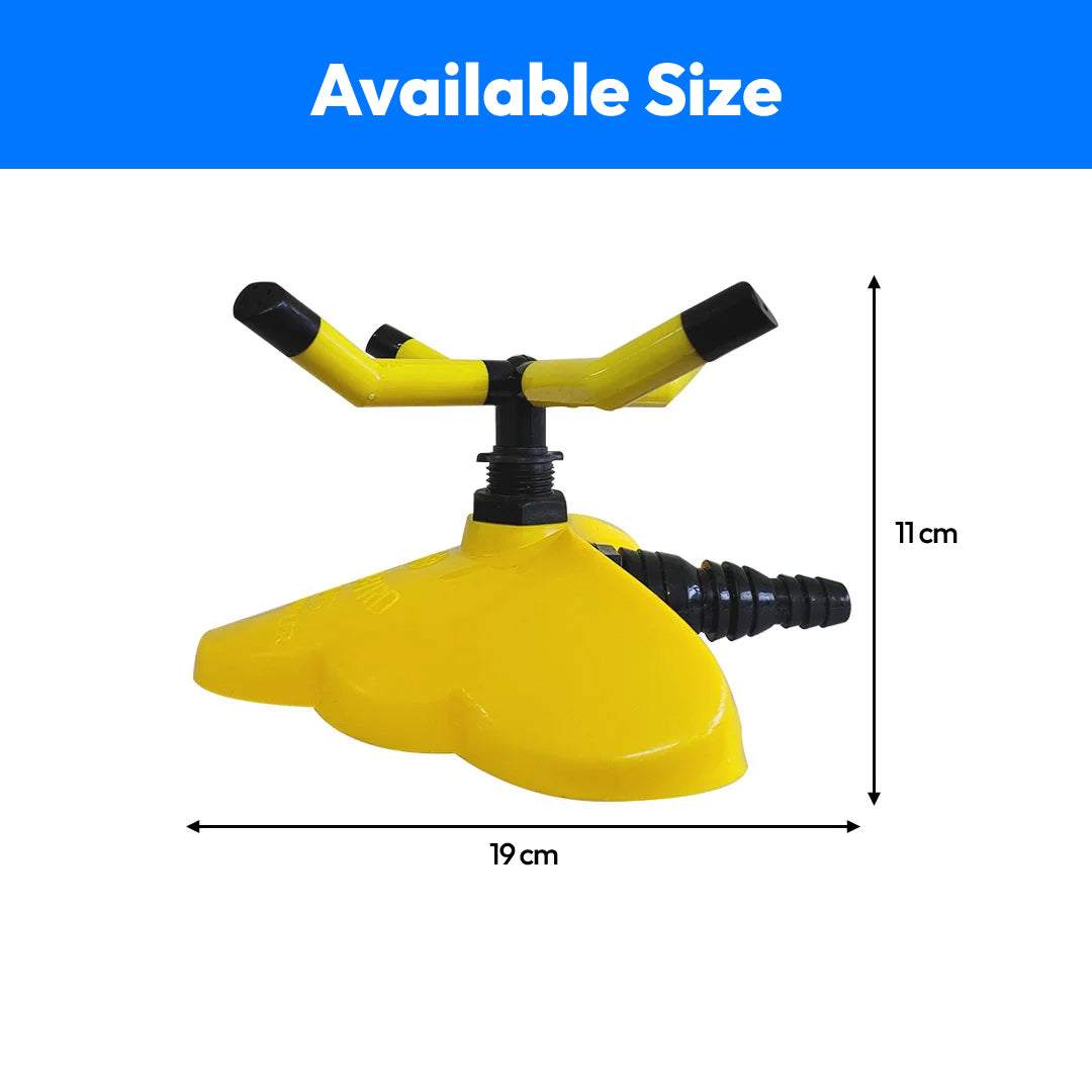 Plastic Garden Water Sprinkler Hose Size-1inch(Yellow)
