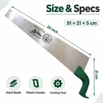 Implemental Plastic Handle Hand Saw 20inch - 1