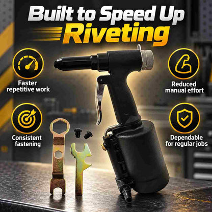 Implemental Pneumatic Air Rivet Gun Self-plugging - 1