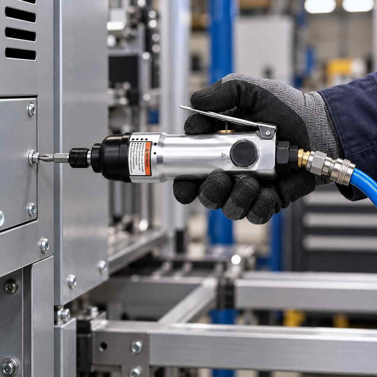 Implemental Pneumatic Air Screwdriver-1/4Inch-8500rpm - 1