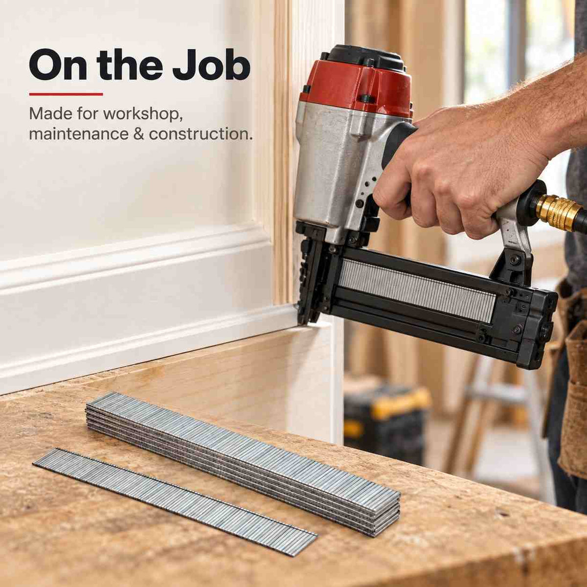 Implemental Pneumatic Brad Nails For Air/Pneumatic/Electric Brad Nailers (Pack of 5000) - 1