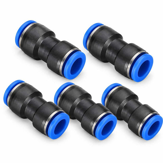 Pneumatic Fitting Jointer Connector for Air Water Tube-Pack of 5Pcs