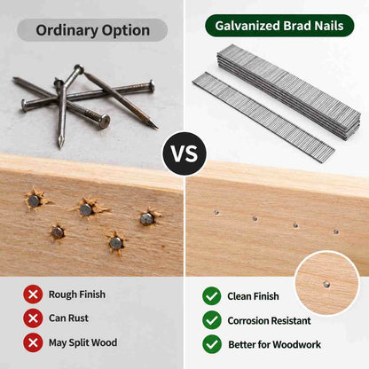 Implemental Pneumatic Nails Galvanized Brad Nails (Pack of 5000) - 1