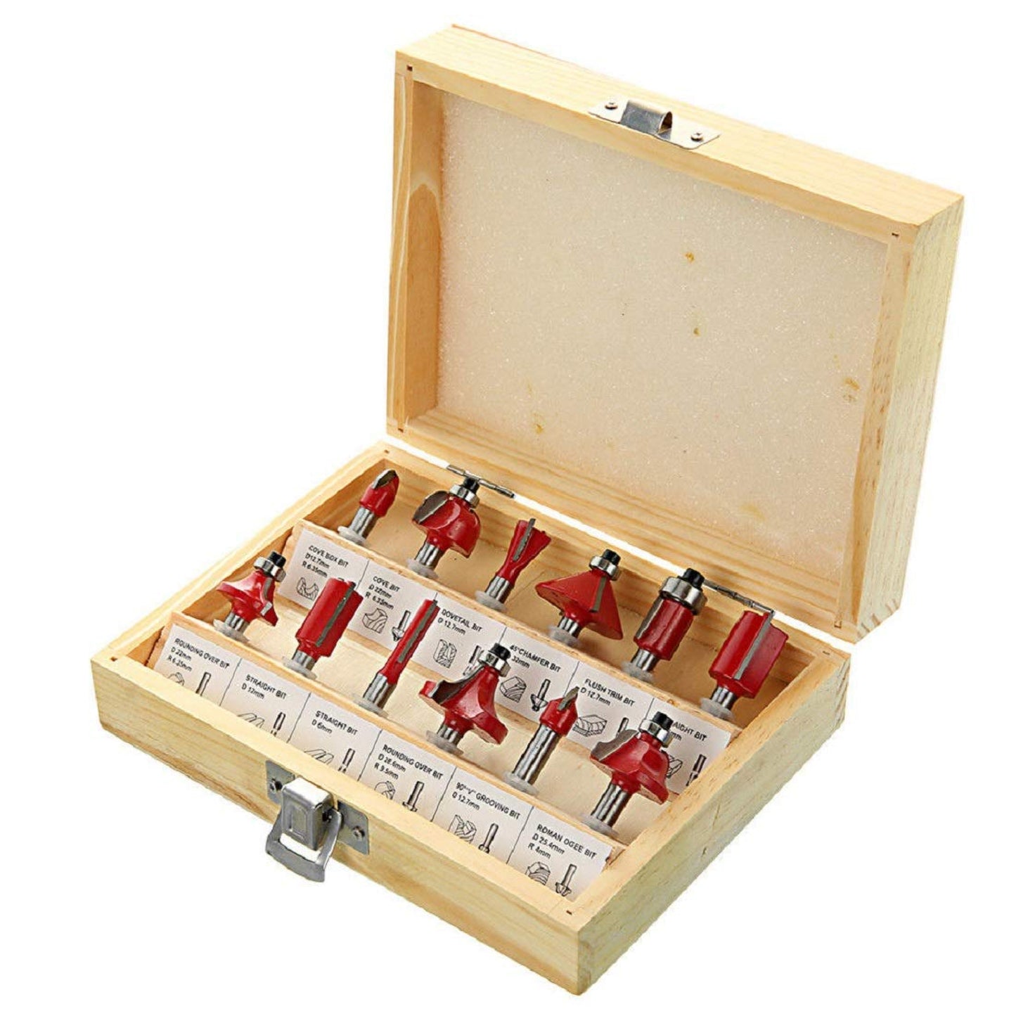 Premium Router bit set-8mm-12pcs