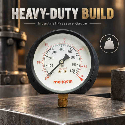 Pressure Gauge Industrial Heavy Duty - 4 Inch