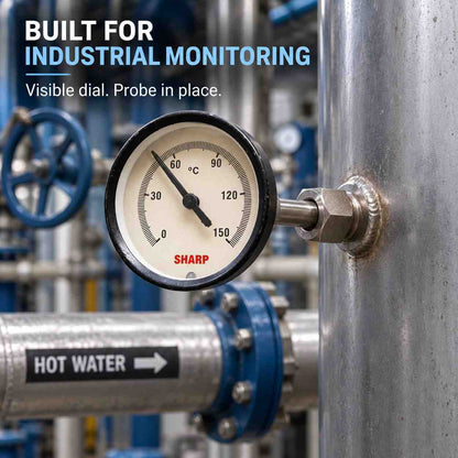 Implemental Pressure gauge-150°C 65mm - 1