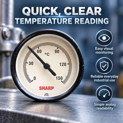 Implemental Pressure gauge-150°C 65mm - 1