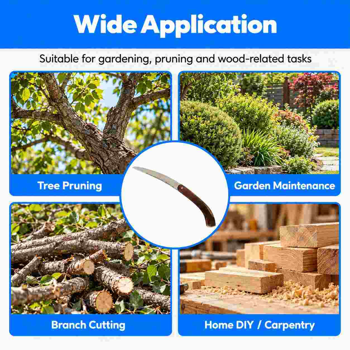 Pruning tool Cutter Wooden & Foldable Handle (Aari)