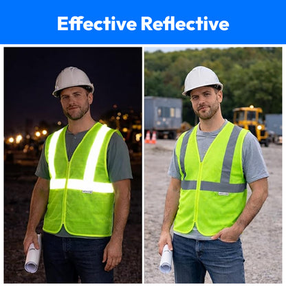 Reflective Safety Jacket Yellow