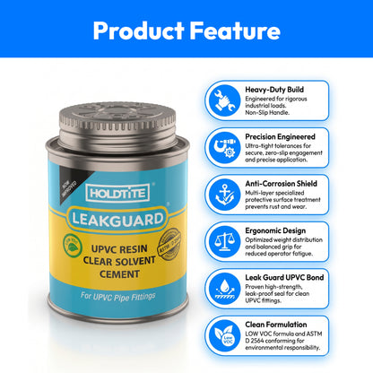 Leak Guard UPVC Resin Clear Solvent Cement 100ML