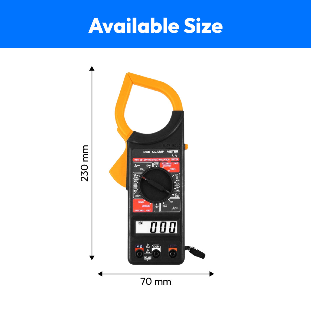 Unity AC/DC Resistance Tester Clamp Meter -266