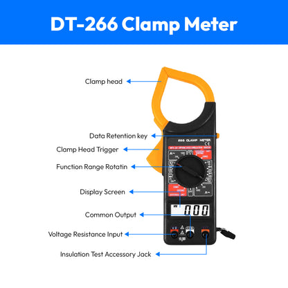 Unity AC/DC Resistance Tester Clamp Meter -266