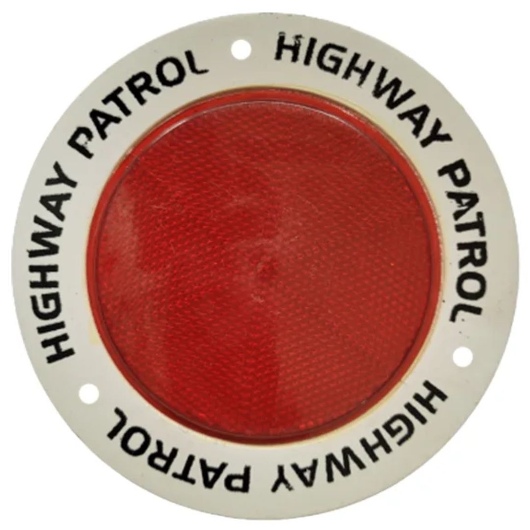 Round Warning Reflectors (Red)