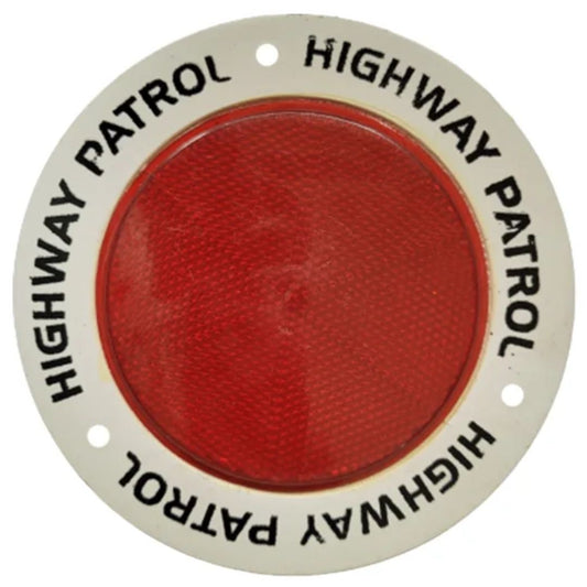 Round Warning Reflectors (Red)