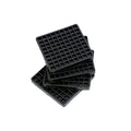 Rubber Anti Vibration Pads Non-Skid Protector Mat 6x6x1 Inch -Pack of 4
