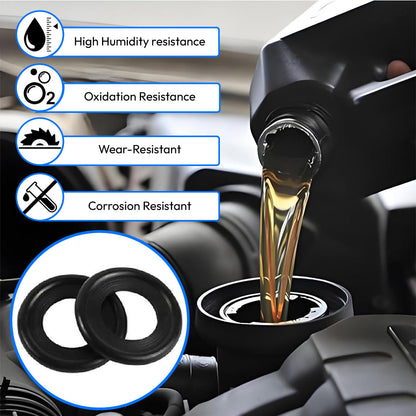 Rubber Oil Seal 45 ID x 90 OD x 8 Thickness (Pack of 2)