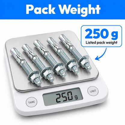 SS Anchor Fasteners-8mm(Pack of 5pcs)