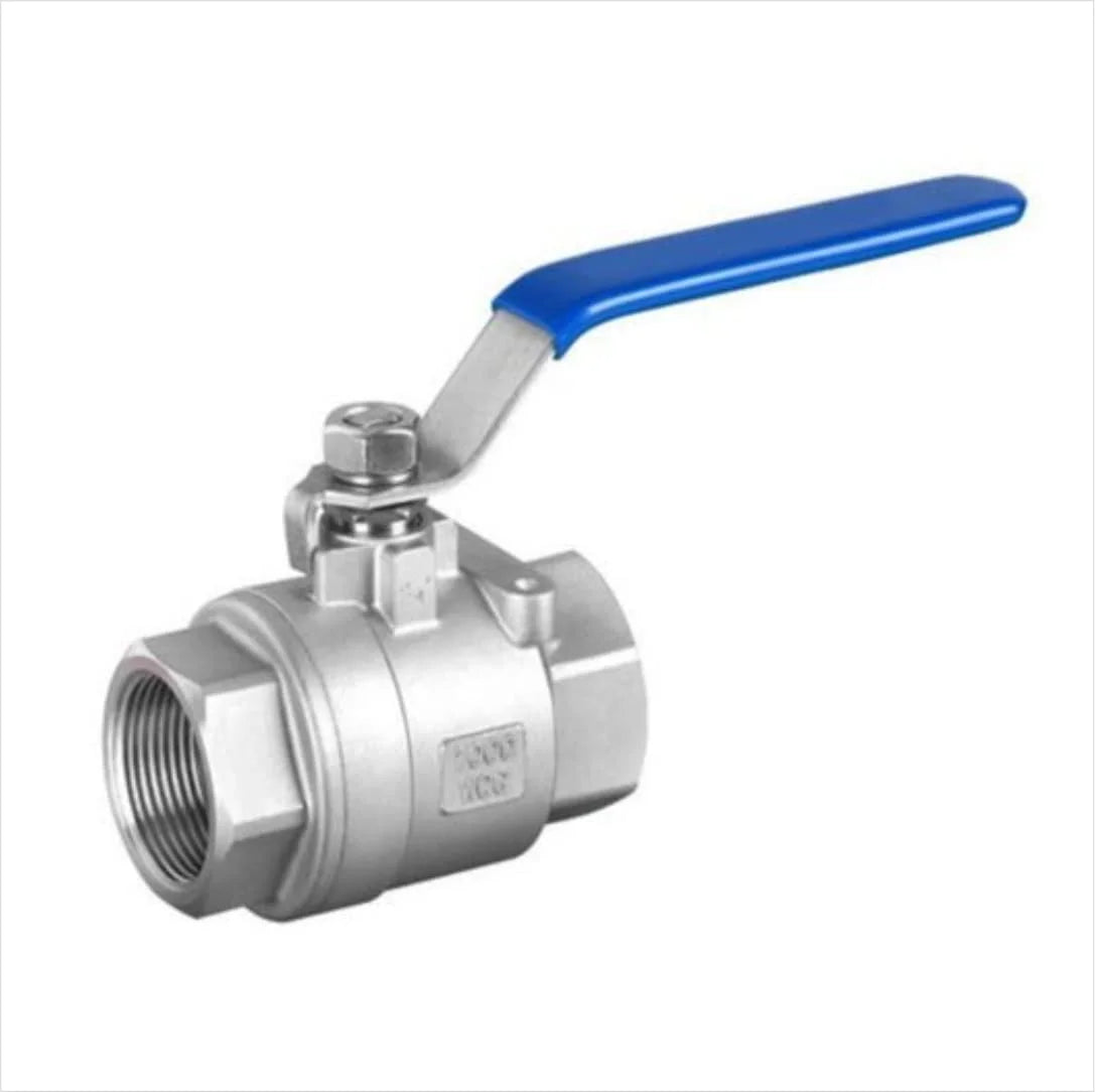 SS Ball Valve Screwed Ends Size (15MM)